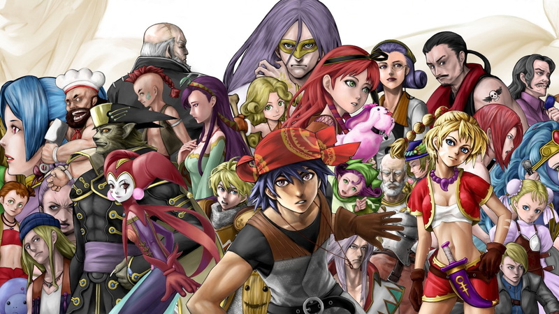 1080P, art and craft, group of people, representation, real people, creativity, human representation, chrono cross, choice, female likeness, indoors, multi colored