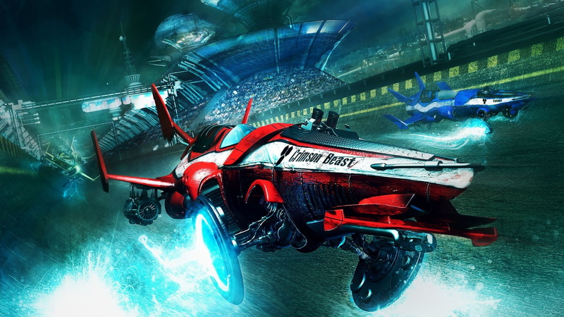 race tracks, digital art, red, spaceship, hovercraft, concept art, artwork, 1080P, science fiction, futuristic