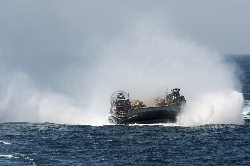 training, LCAC, U.S. Navy, sea, LCAC 1, hovercraft, 2K, Assault Craft Unit
