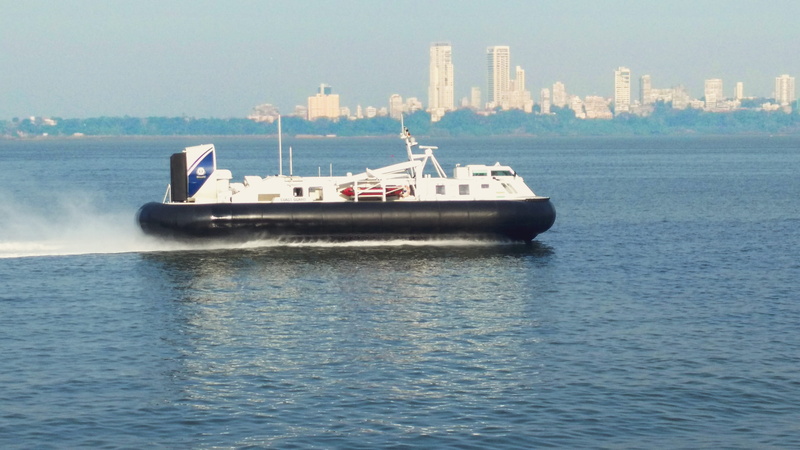 ship, 5K, waterfront, outdoors, hovercraft, towers, office building exterior, cruise ship, navi mumbai, drive, sailing, travel, no people, marine, building exterior