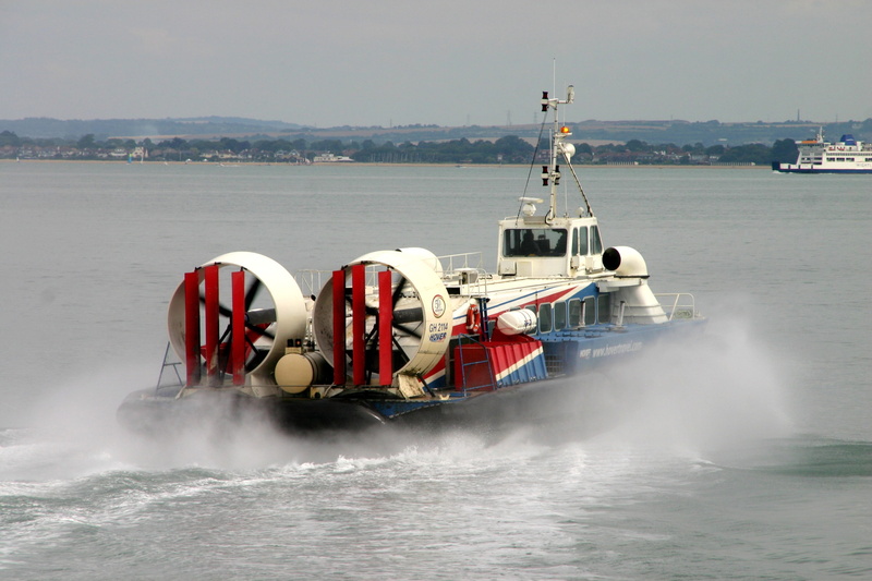 scenics - nature, motion, isle-of-wight, built structure, sea, water, nature, architecture, mode of transportation, sky, day, glide, float, transportation