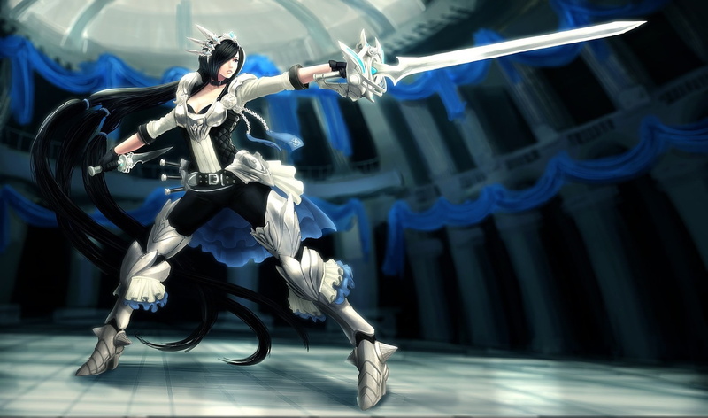 motion, 720P, Fiora, real people, low angle view, performance, stage, League Of Legends, dancing, full length, limb, arms raised, human limb, indoors