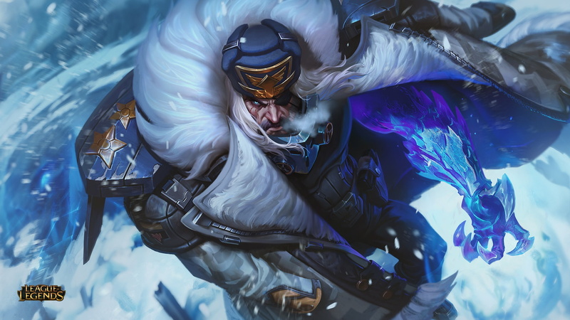 Northern Front, Swain, Snow, Splash, League Of Legends, Artwork, Ice, 1080P, Frost, Svein, Ushanka, Art, LoL