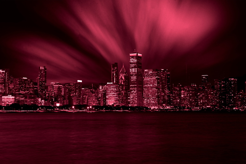 urban skyline, october, travel destinations, building, follow, 5K, nightcity, building exterior, panaroma, united states, no people, waterfront, office building exterior
