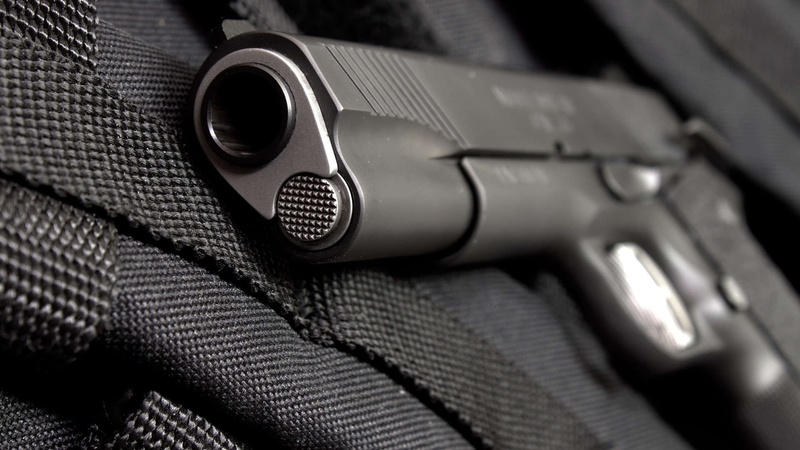 1080P, weapon, macro, gun, pistol, M1911, closeup