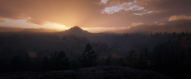 Video Game Landscape, Rockstar Games, screen shot, Red Dead Redemption 2, 2K