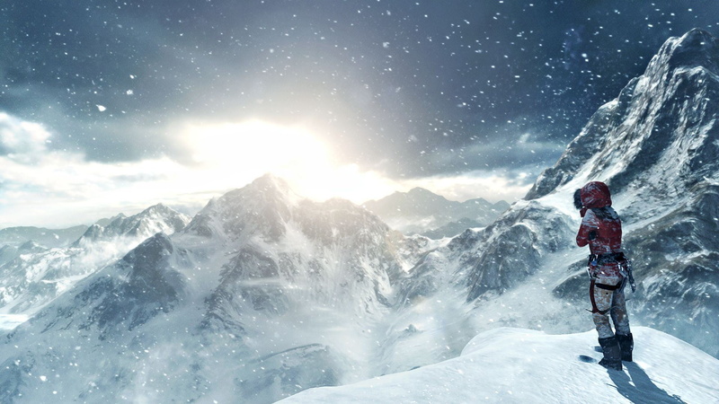 snowcapped mountain, scenics - nature, hiking, covered, warm clothing, exploration, Square Enix, Rise of the Tomb Raider, sport, extreme weather, adventure