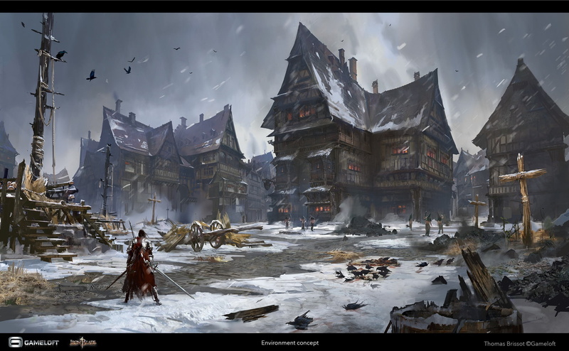 Iron Blade, Paris, 1080P, Environment Concept