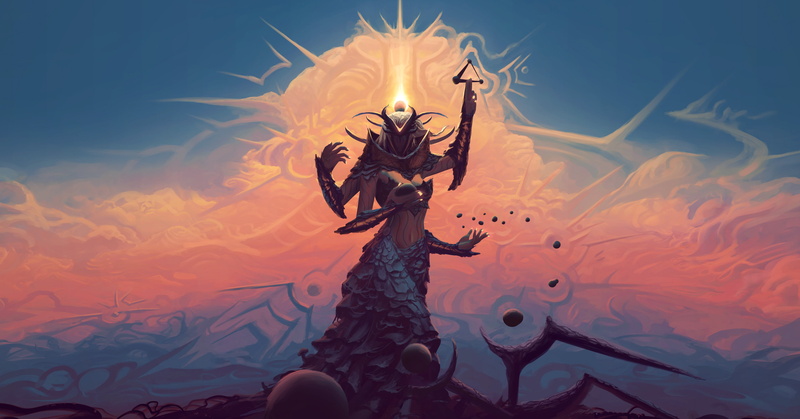 digital art, fantasy art, Wisper (Artist), nephilim, 4K, clouds
