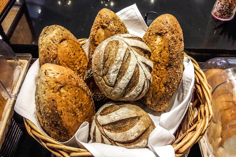 food and Drink, brown bread, choice, basket, variation, close-up, tray, ready-to-eat, snack, selective focus, indoors, food, wellbeing, bread, abundance