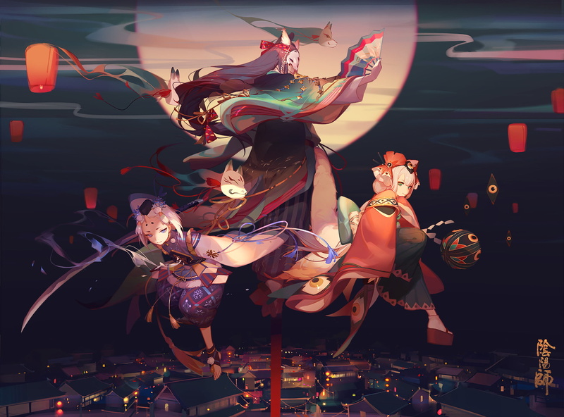 1080P, Anime, Onmyouji