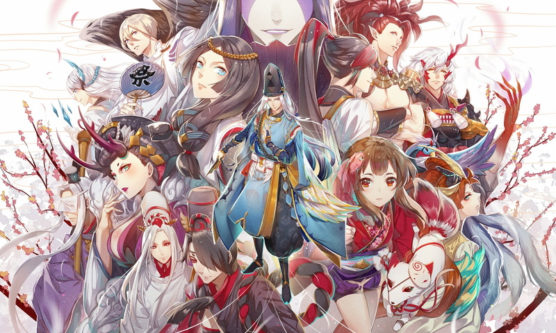 720P, konachan, male, com, yuki, hououka, (character), hangan, (jinko0094), kagura, tagme, phino, enma, onna, onmyouji, (onmyouji), 237750, ootengu