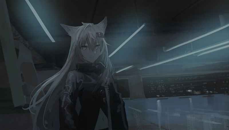 animal ears, Arknights, anime, anime girls, 2K, Chihuri 45
