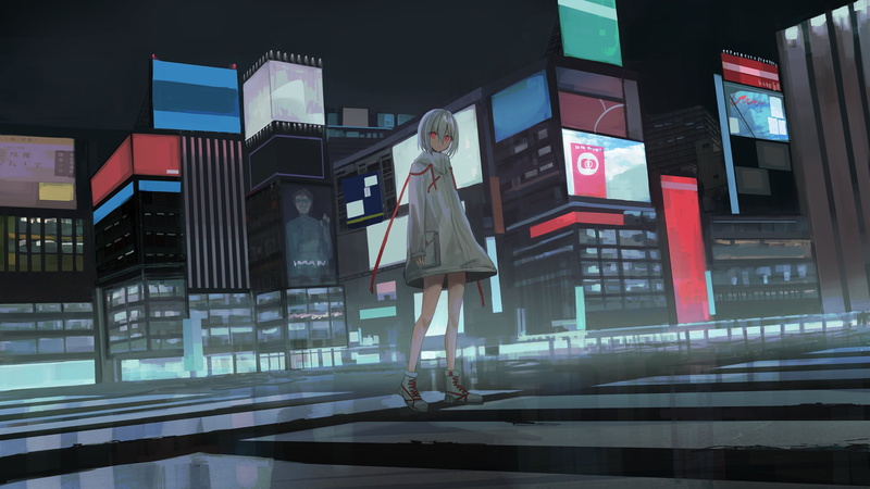 Chihuri 45, 2K, original characters, Vocaloid, anime, anime girls