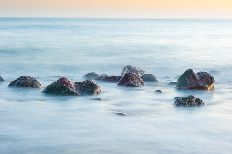 color, II, long exposure, beach, Portugal, sea, black, scenics, wave, coast, day, Madeira, Meer, water, time, body, Slow Motion, landscape, body of water