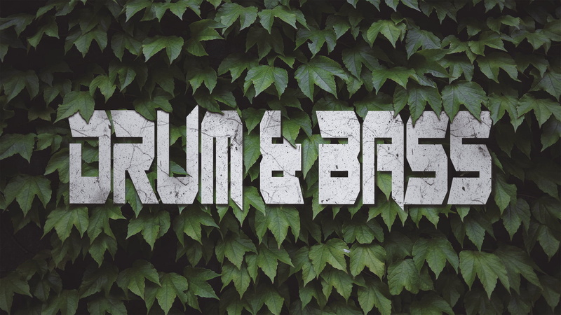 drum and bass, marble, noisia, green background, neurofunk, 1080P, UKF Drum and Bass, music, Pendulum, leaves, white, nature, green