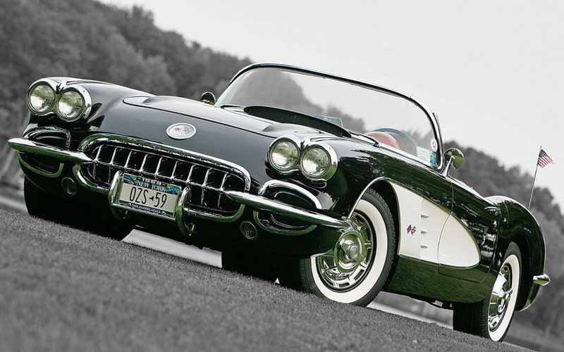car, 1080P, Corvette