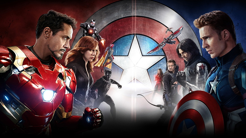 war, digital, best movies of 2016, avengers, Captain America 3: civil war, civil, Iron Man, Marvel, 4K