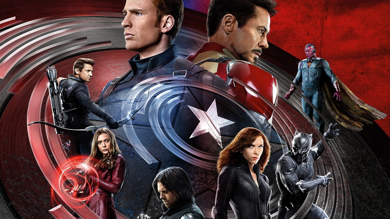 Marvel, Iron Man, best movies of 2016, Captain America 3: civil war, 4K