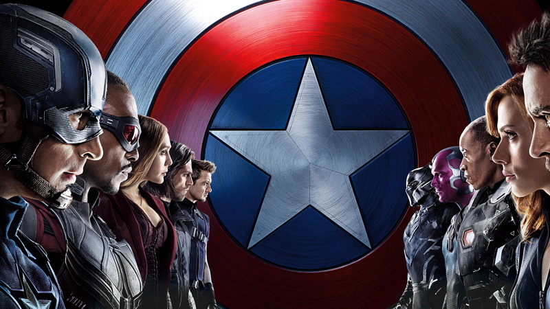 Captain America 3: civil war, Iron Man, 8K, best movies of 2016, Marvel