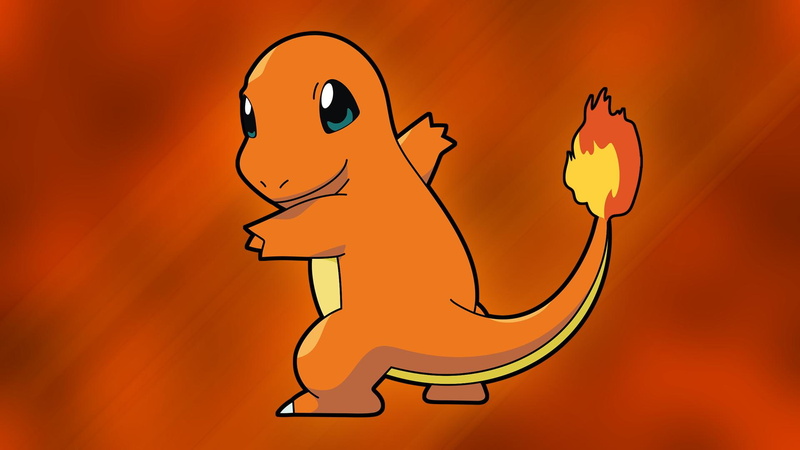 cute, 1080P, charmander, art, clip, pokemon, anime