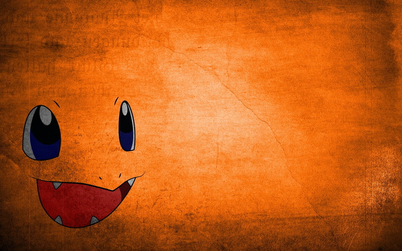 Charmander, backgrounds, colored background, minimalism, fashion, 720P, copy space, Orange, art and craft, Simple Background, pokemon, orange color, wood - material