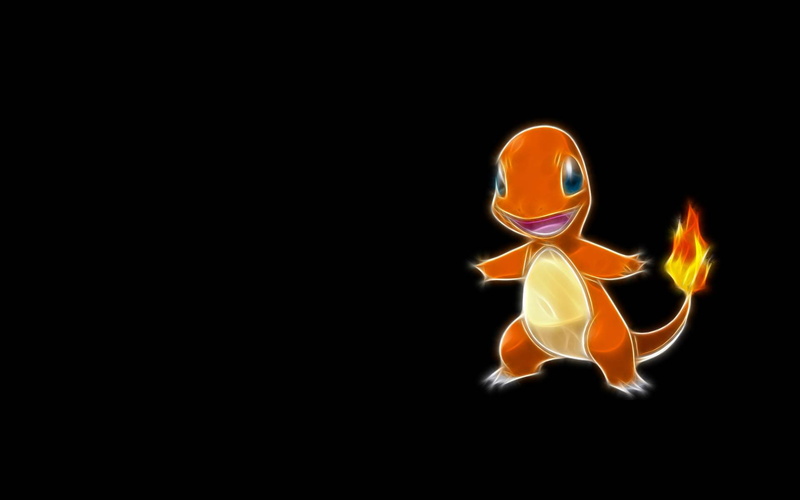 black background, background, black, 1080P, charmander, minimalism