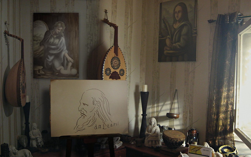 1080P, ancient, workroom, artist, da-vinci, da-learsi, renaissance, dalearsi, interior, house, middle-east