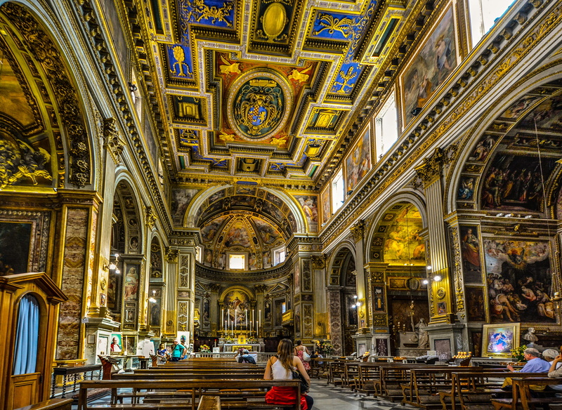 altar, bench, Italian, renaissance, Interior, gothic, Cathedral, woman, spirituality, building, church, seats, built structure, europe, place of worship
