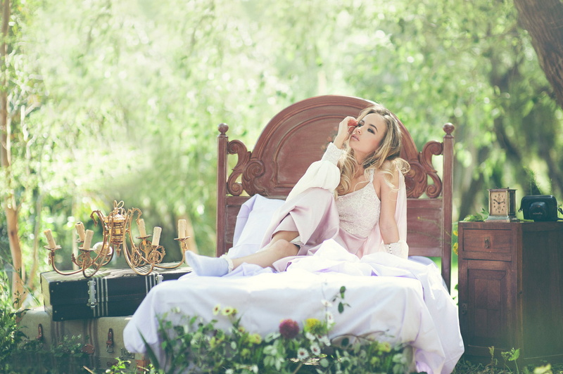 outdoors, hairstyle, beauty, style, wedding, Liza Esther Mikrukova, young women, fashion, adult, event, lifestyles, girl, dress, candles, young adult, nature