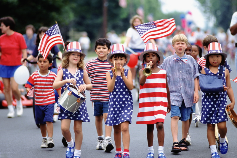 patriotism, fourth of July, pride, government, men, males, Glorious fourth number, childhood, flag, USA, uniform, 4K, boys, people, event, celebration