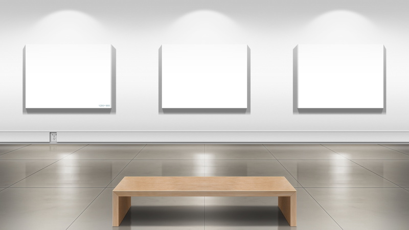 picture frames, template, 5K, art gallery