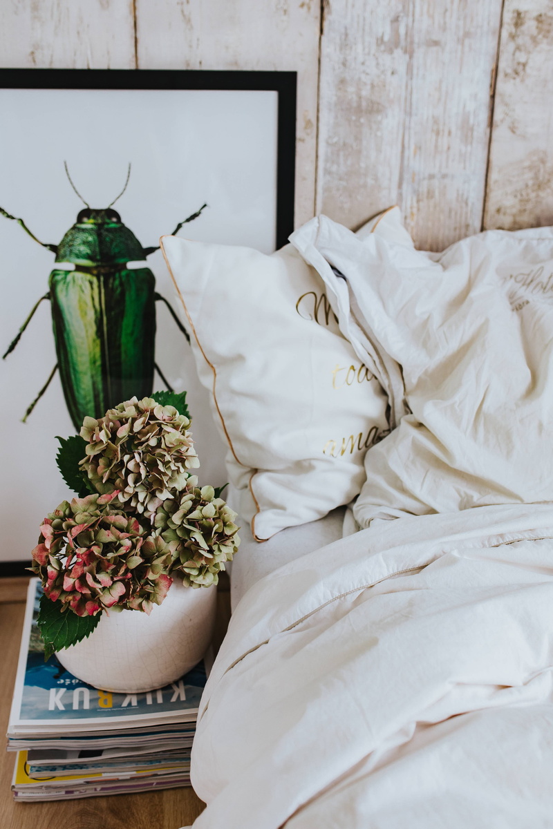 bed sheets, pillow, wall - building feature, White, celebration, flowering plant, bed linen, decoration, table, bedroom, hanging, home interior, bed, bedclothes