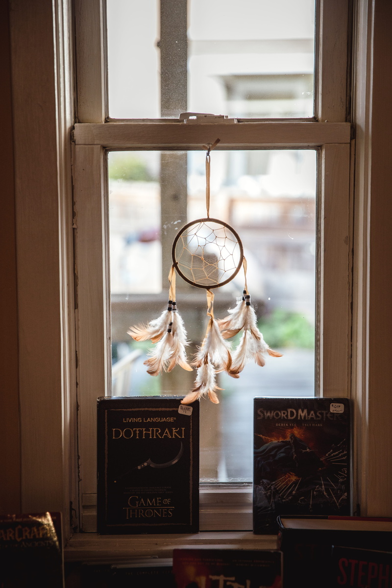 no people, transparent, electric lamp, indoors, picture frame, frame, decoration, day, lighting equipment, close-up, dreamcatcher, 5K, wood - material