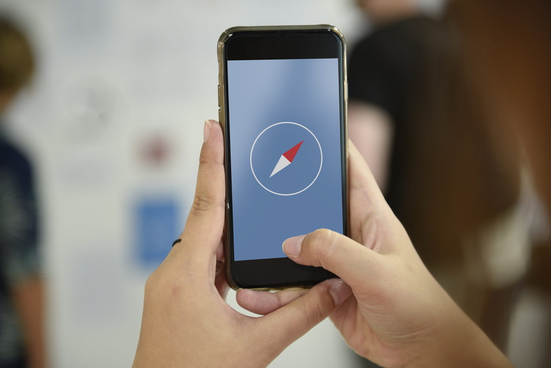 mobile app, compass, phone, work, digital, human body part, 4K, mobile, connection, cellphone, electronic, internet, touchscreen, one person, person, using