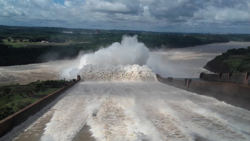 architecture, niagara Falls, brazil, beauty in nature, cloud - sky, hydroelectric power plant, power, itaipu plant, day, paraná, daytime, foz do iguaçu