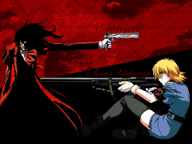 hellsing, seras, 720P, victoria, alucard, vampires, ultimate