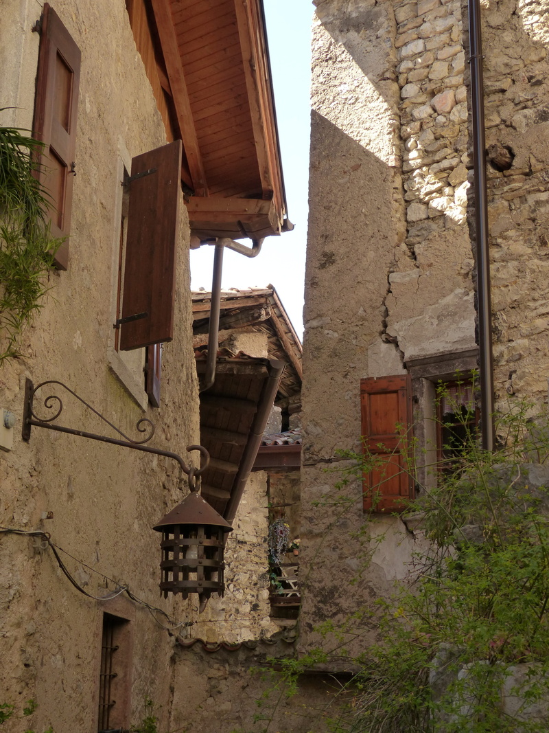 built structure, wall, alley, day, abandoned, nature, building, house, no people, outdoors, wall - building feature, medieval village, canale di tenno