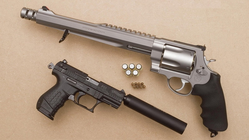 Walther, 1080P, P22, Weapons, Smith and Wesson 500 Magnum Revolver, Sig Sauer