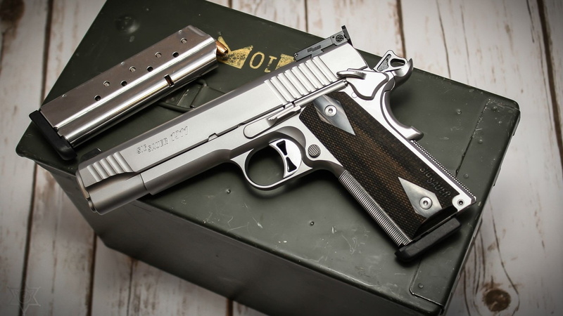 1080P, SIG Sauer, M1911, gun, pistol