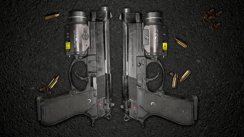 M9A1, 1080P, pistol, weapon, Beretta 92, weapons, gun, Beretta