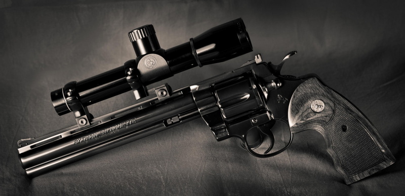 1080P, Colt Python Silhouette Revolver, Weapons