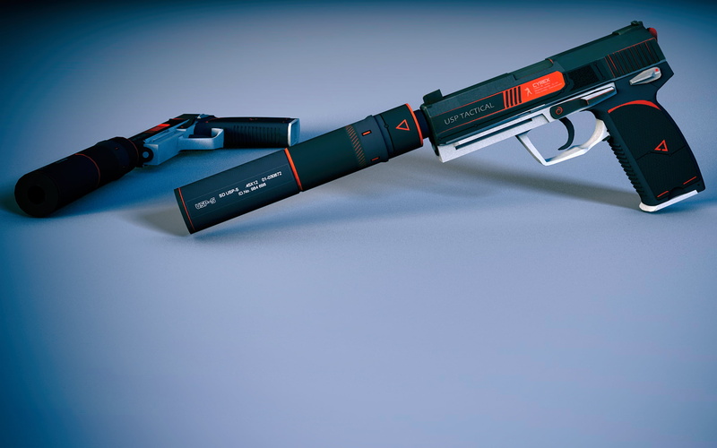 2K, Heckler and Koch USP, Counter-Strike: Global Offensive, Counter-Strike, cs, weapon
