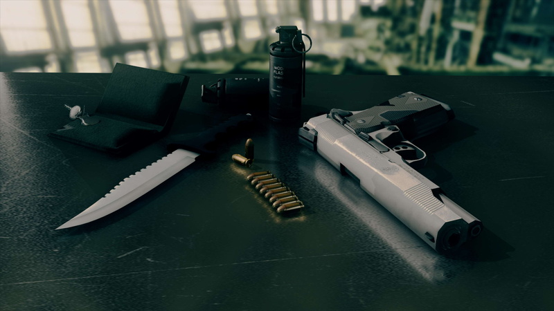warning sign, government, fire arme, 4K, police, weapon, 45 acp smithwesson 1911, indoors, gun, handgun, tactical flashlight, aggression, social issues