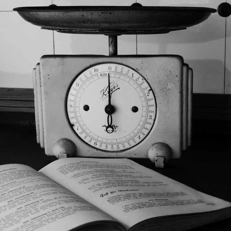 scale, cook, no people, clock, text, publication, horizontal, kitchen scale, paper, day, open, equipment, weighing, instrument of measurement, measure