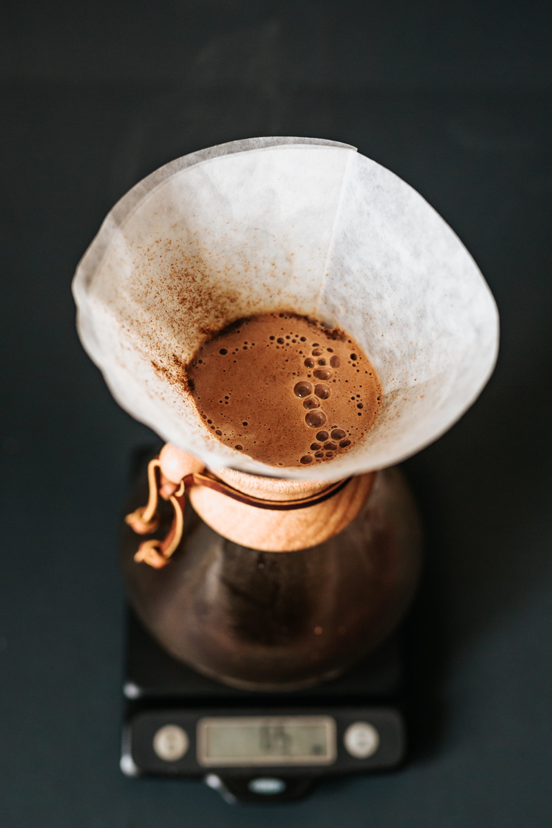 paper, freshness, frothy drink, drink, liquid, filter, high angle view, studio shot, no people, food, black background, close-up, refreshment, coffee, weigh