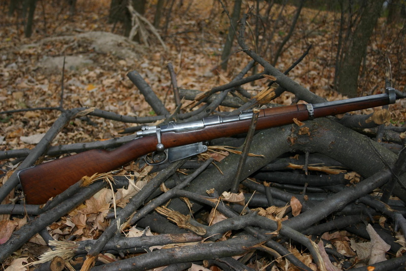 outdoors, 1080P, safety, stick - plant part, rusty, day, land, tree, falling, close-up, weapon, nature, forest, wood - material, mauser rifle, no people