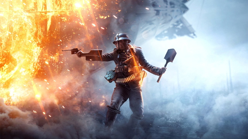 fire, video games, Mauser, soldier, weapon, gun, mauser c96, 1080P, Battlefield 1
