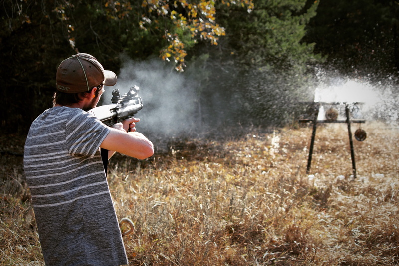 nature, men, casual clothing, man, shotgun, males, bullet, land, shoot, target, weapon, gun, sport, boom, guy, shooting, leisure activity, explosion, tactical