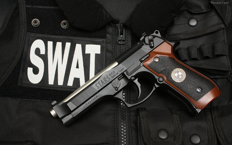 gun, crime, emergency, swat, team, weapon, police, 1080P